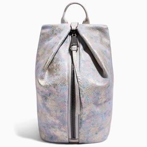 NWT Aimee Kestenberg Tamitha Backpack in Opal Distressed Metallic